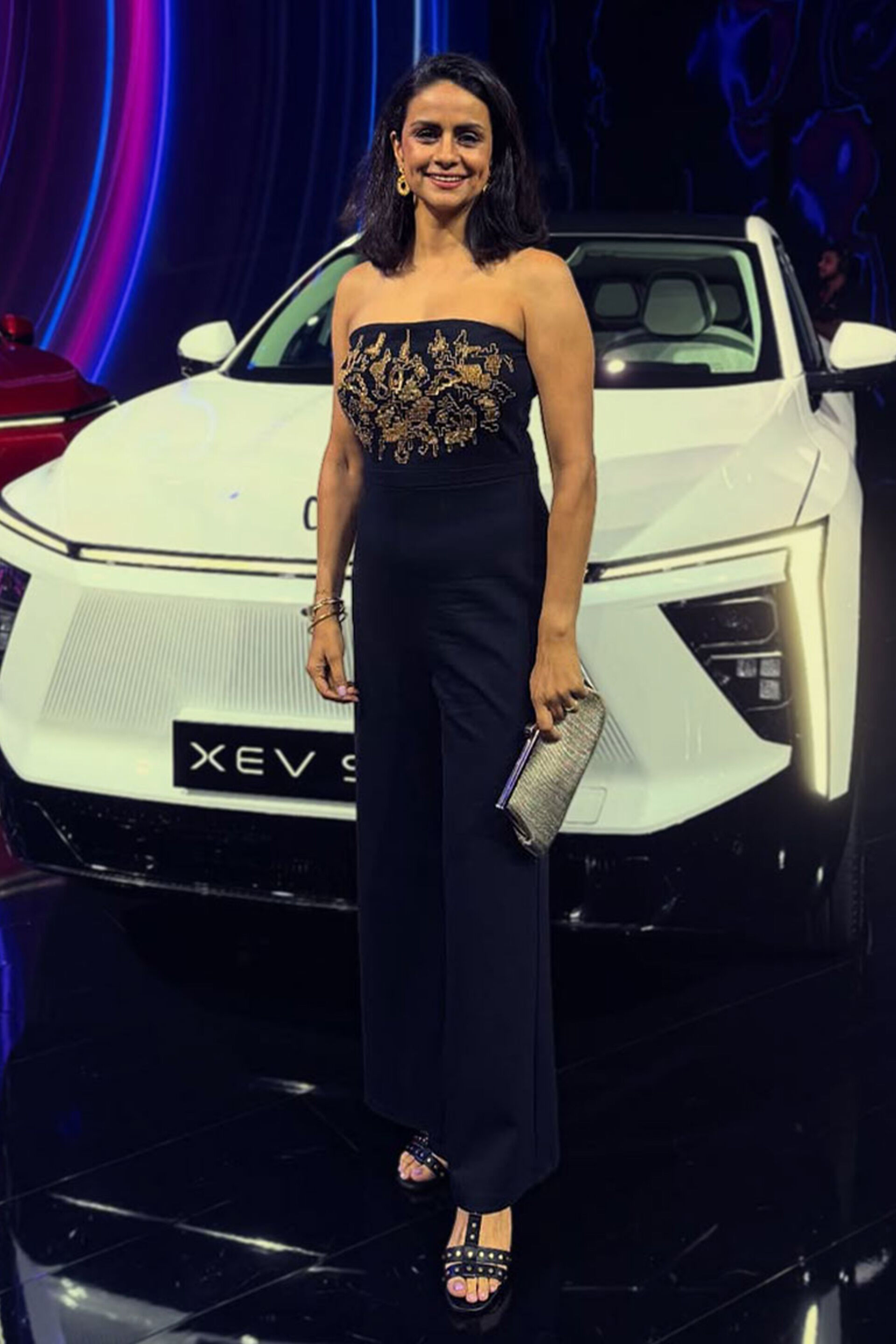 Twilight Blooms Jumpsuit, Black, image 2